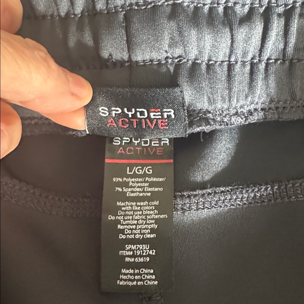 Spyder Active Men’s Jogger Pant Moisture Wicking Tapered Leg Large - Picture 14 of 16